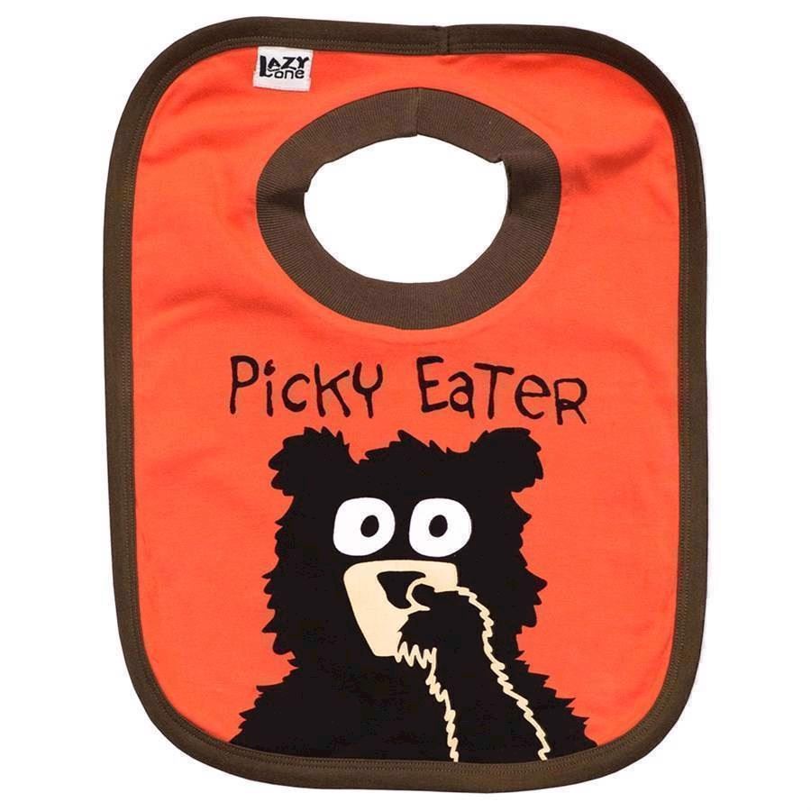 LazyOne Boys Picky Eater Baby Bib