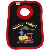 LazyOne Boys Chew Chew Baby Bib