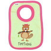 LazyOne Girls Teething Baby Bib