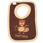 LazyOne Boys Teething Baby Bib