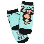 LazyOne Boys Wild Thing Monkey Infant Socks