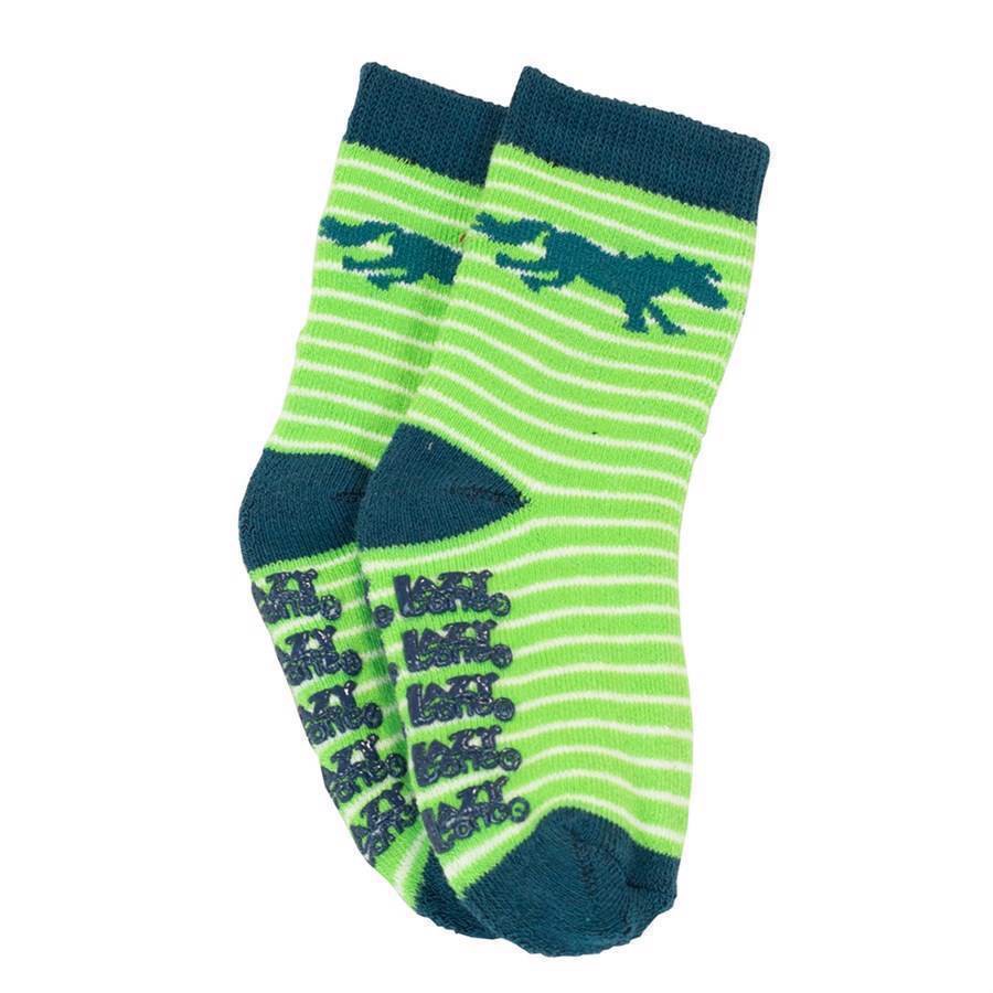 LazyOne Boys Horse Stripe Infant Socks