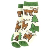 LazyOne Boys Moose Hug Infant Socks