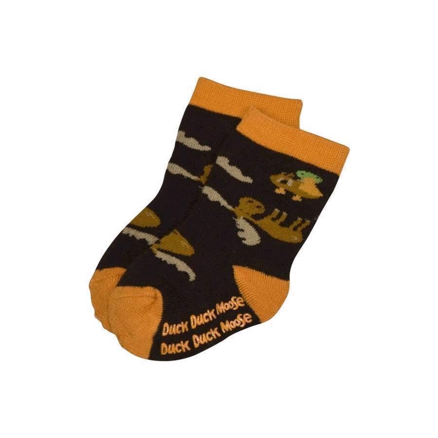 LazyOne Boys Duck Duck Moose Infant Socks