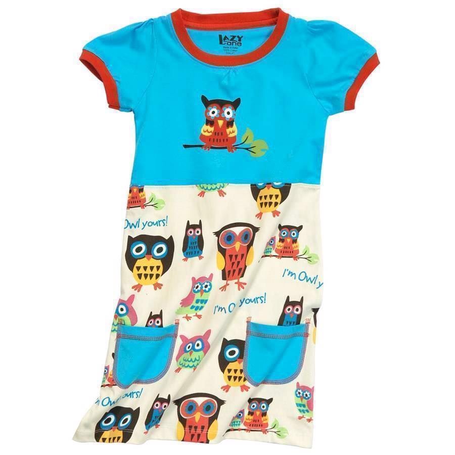 LazyOne I\'m Owl Yours Girls T-Shirt Dress