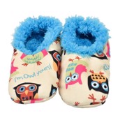LazyOne Im Owl Yours Kids Fuzzy Feet Slippers