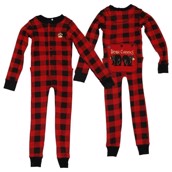 LazyOne Plaid Bear Cheeks Kids Flapjack