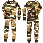 LazyOne Boys Camo Deer Kids Flapjack