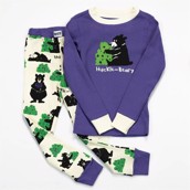 LazyOne Unisex Huckle-Beary Kids PJ Set Long Sleeve