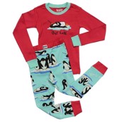 LazyOne Girls Cat Nap Kids PJ Set Long Sleeve