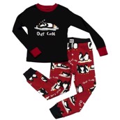 LazyOne Boys Out Cold Kids PJ Set Long Sleeve