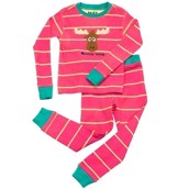 LazyOne Girls Moosely Wild Kids PJ Set Long Sleeve