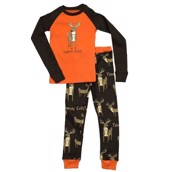 LazyOne Boys Trophy Child Kids PJ Set Long Sleeve