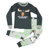 LazyOne Boys May The Forest Be With You Kids PJ Set Long Sleeve