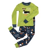 LazyOne Boys Stud Puffin Kids PJ Set Long Sleeve