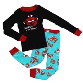 LazyOne Boys I'm Crabby Kids PJ Set Long Sleeve