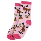 LazyOne Girls Duck Duck Moose Kids Socks