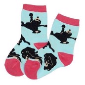 LazyOne Girls Bearly Awake Kids Socks