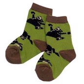 LazyOne Boys Bearly Awake Kids Socks