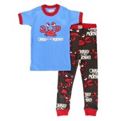 LazyOne Crabby Kids PJ Set Short Sleeve