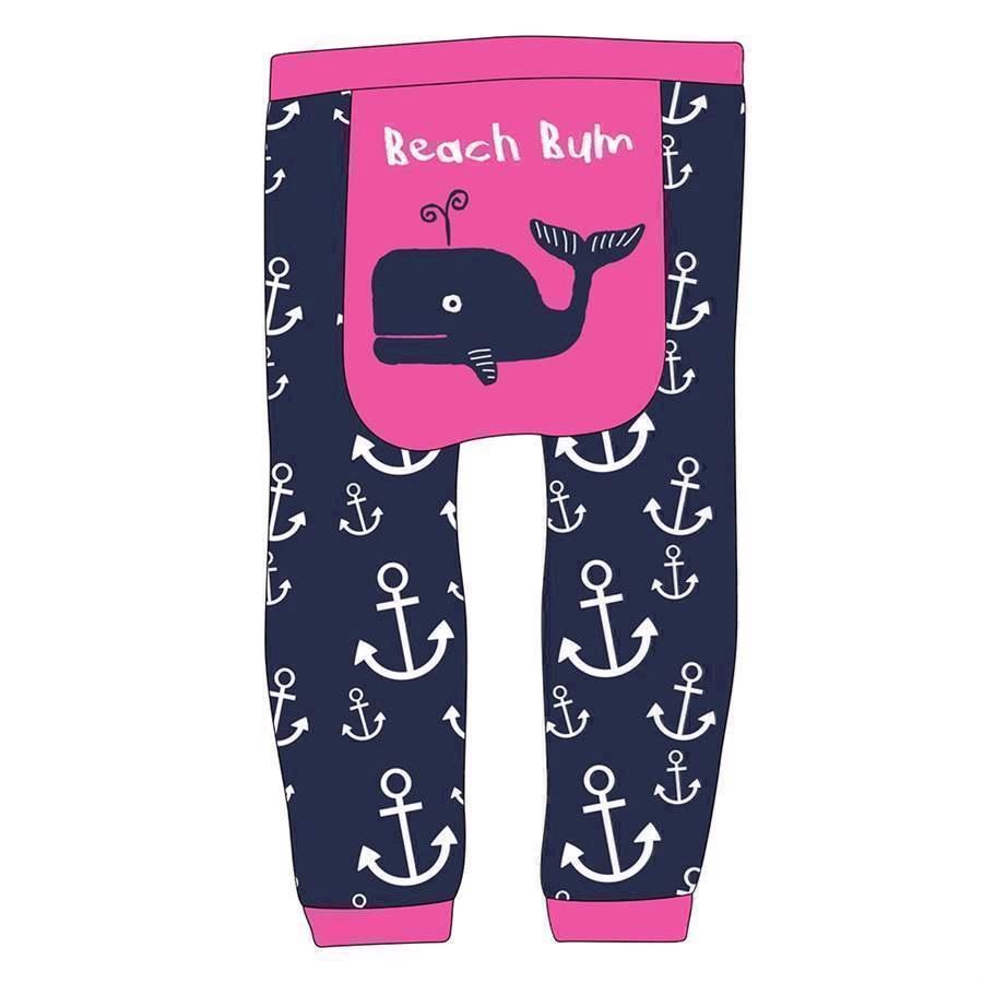 LazyOne Girls Beach Bum Infant Leggings