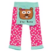 LazyOne Girls I'm Busy Infant Leggings