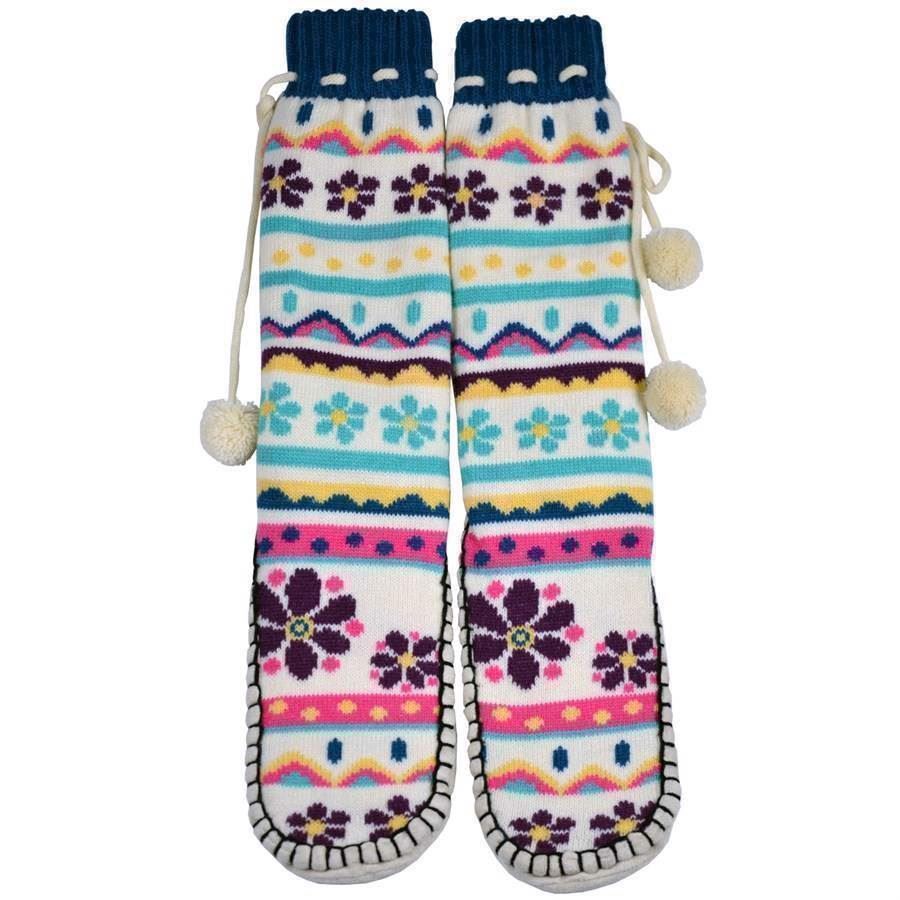 LazyOne Womens Flower Power Mukluk Slippers