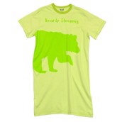 LazyOne Womens Bearly Sleeping Nightshirt