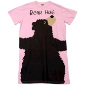 LazyOne Womens Bear Hug Nightshirt