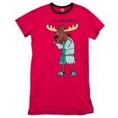 LazyOne Womens I Need a Moose-age Nightshirt