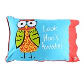 LazyOne Look Hoo's Awake Pillow Case