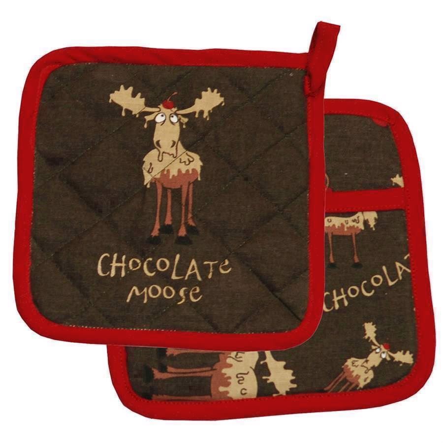 LazyOne Chocolate Moose Pot Holder