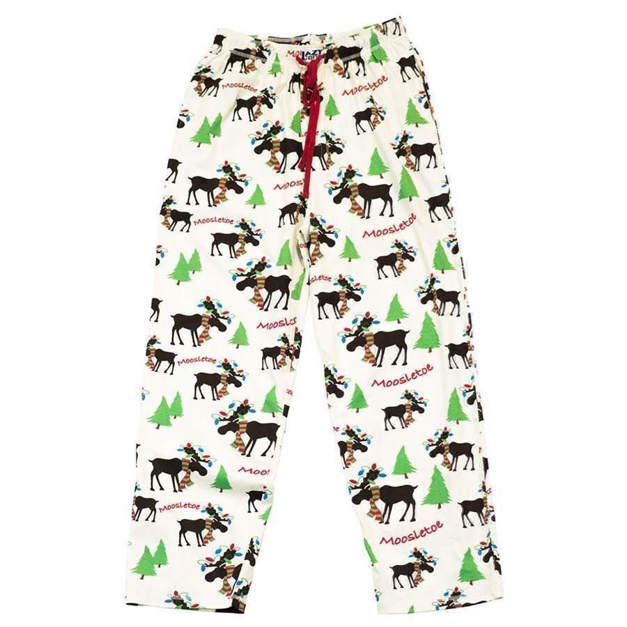 LazyOne Unisex Moosletoe PJ Trousers Adult