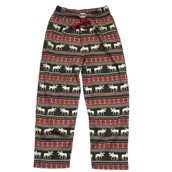 LazyOne Unisex Moose Fair Isle PJ Trousers Adult