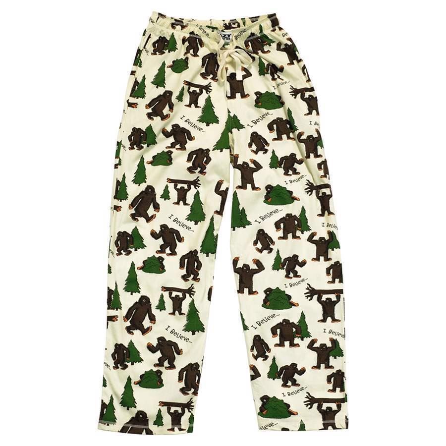 LazyOne Unisex I Believe Bigfoot PJ Trousers