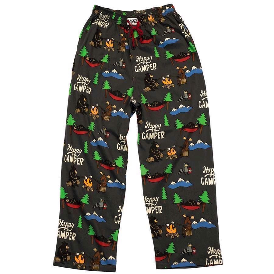 LazyOne Unisex Happy Camper PJ Trousers Adult