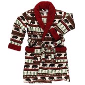 LazyOne Unisex Bear Fair Isle Bathrobe