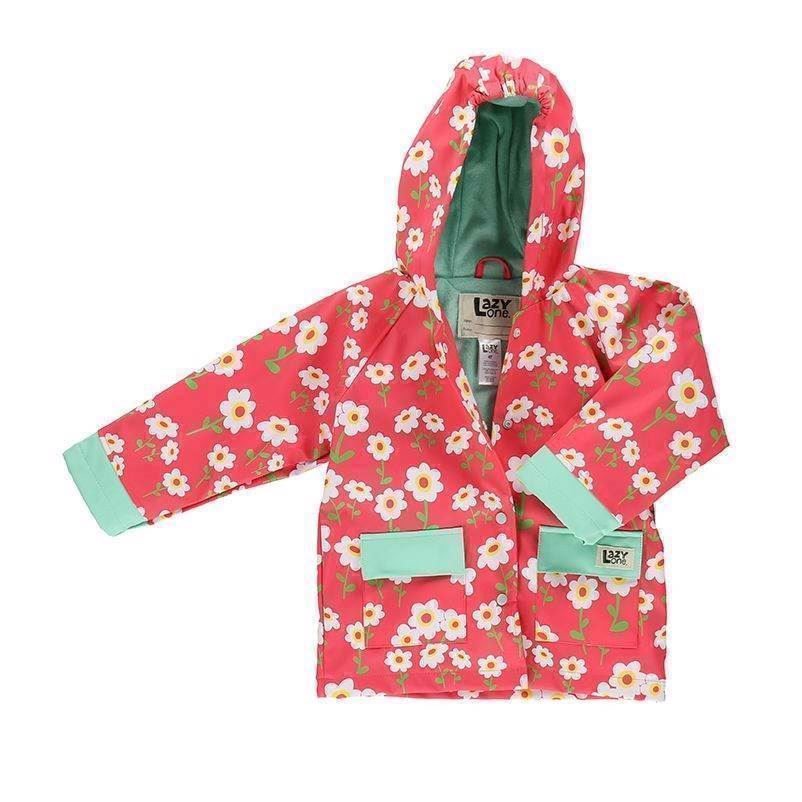 LazyOne Girls Rise and Shine Rain Coat Kids