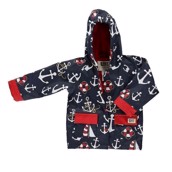 LazyOne Unisex Nautical Rain Coat Kids