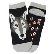 LazyOne Unisex Wolf Adult Zoo Socks