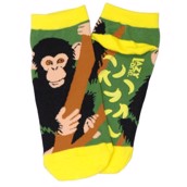 LazyOne Unisex Chimpanzee Adult Zoo Socks