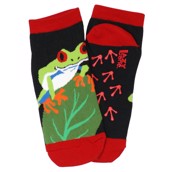 LazyOne Unisex Frog Adult Zoo Socks
