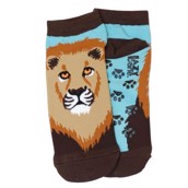 LazyOne Unisex Lion Adult Zoo Socks
