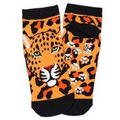 LazyOne Unisex Leopard Adult Zoo Socks