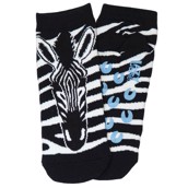 LazyOne Unisex Zebra Adult Zoo Socks