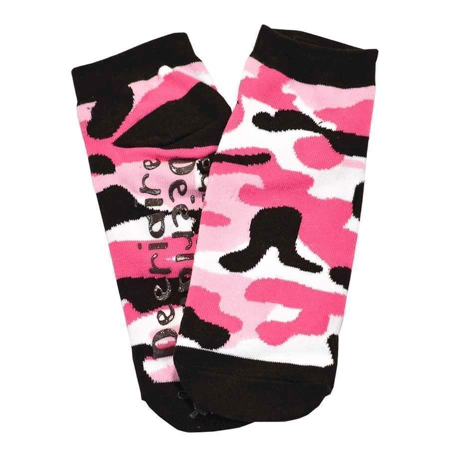 LazyOne Womens Camo Deer Adult Slipper Socks