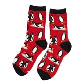 LazyOne Unisex Out Cold Penguin Adult Crew Socks