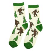 LazyOne I Believe in Bigfoot Adult Crew Socks