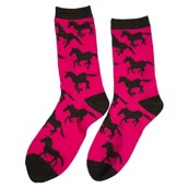 LazyOne Womens Don't Horse Around Adult Crew Socks