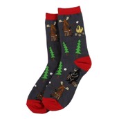 LazyOne Unisex Happy Camper Adult Crew Socks